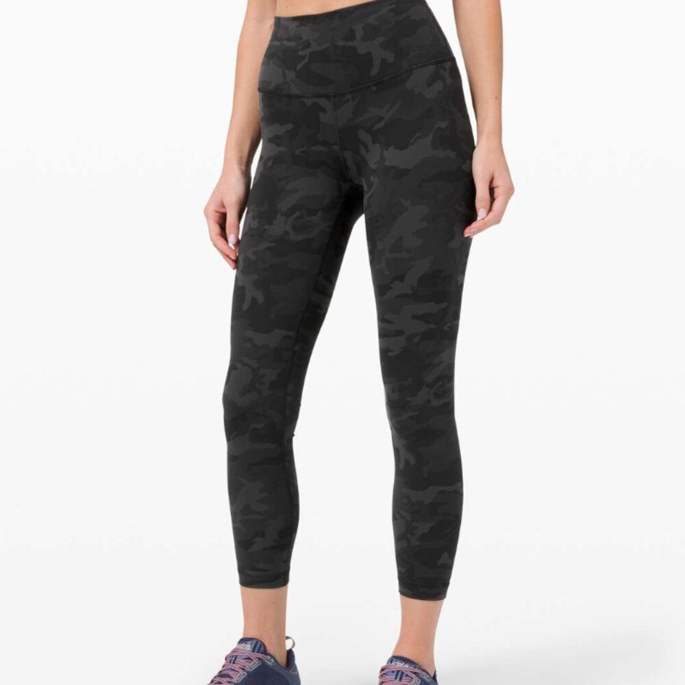 Lululemon Wunder Train High-Rise Tight 25" Incognito Camo Multi Grey - 2